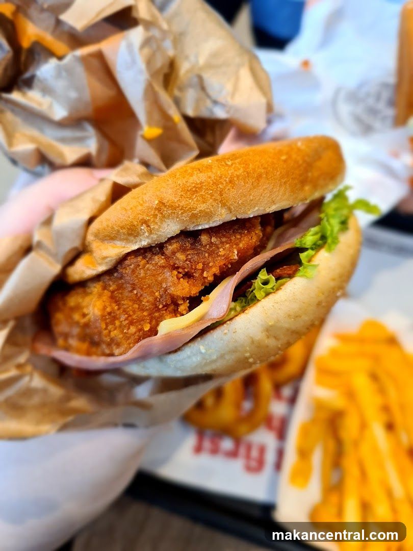 Burger and Fries