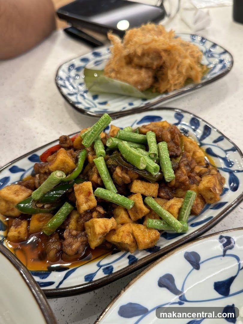 Tofu and Green Beans Dish