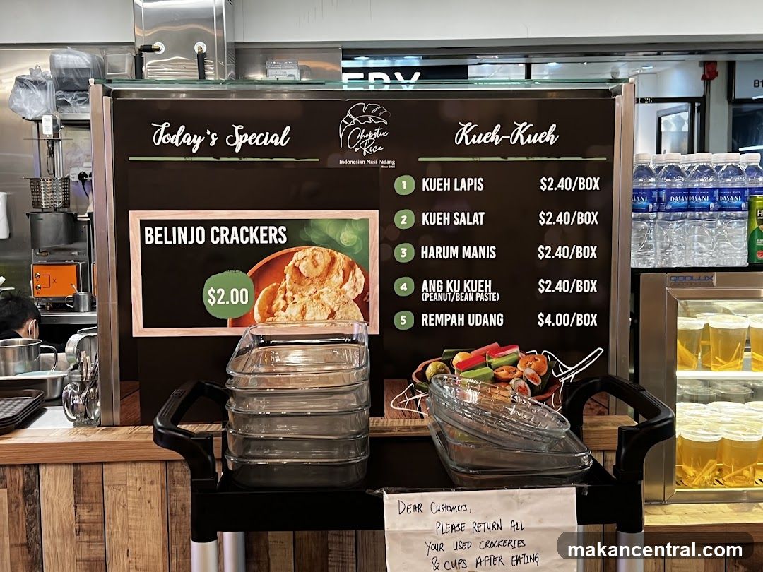 Food Stall Menu