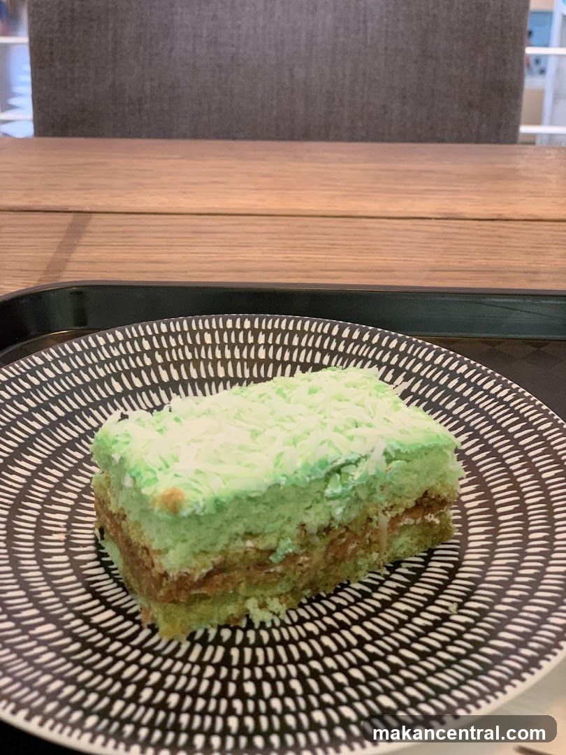 Slice of cake on a plate