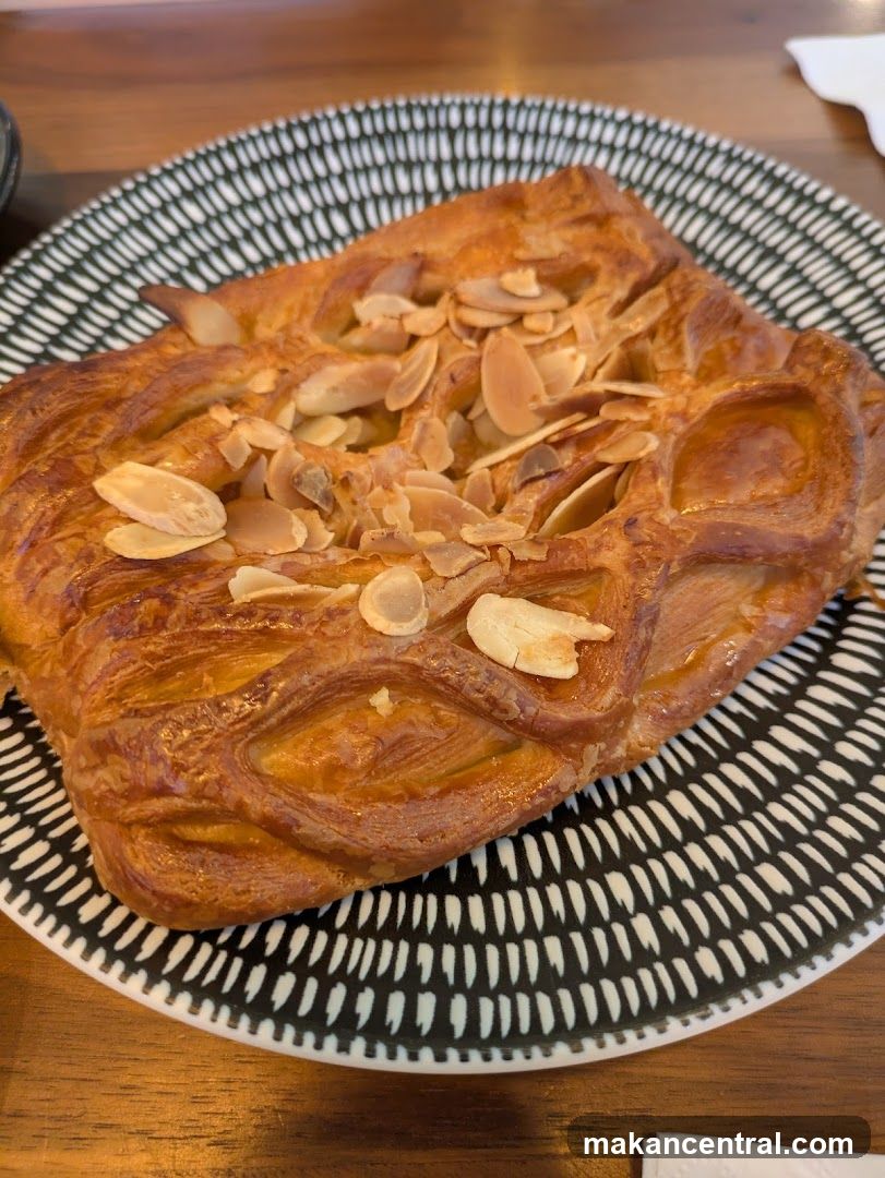 Almond Pastry on a Plate