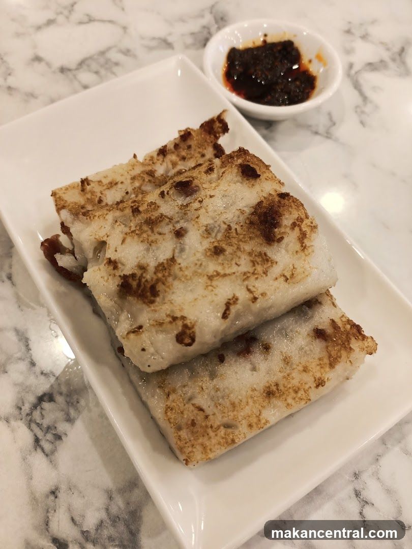 Turnip Cake with Chili Sauce