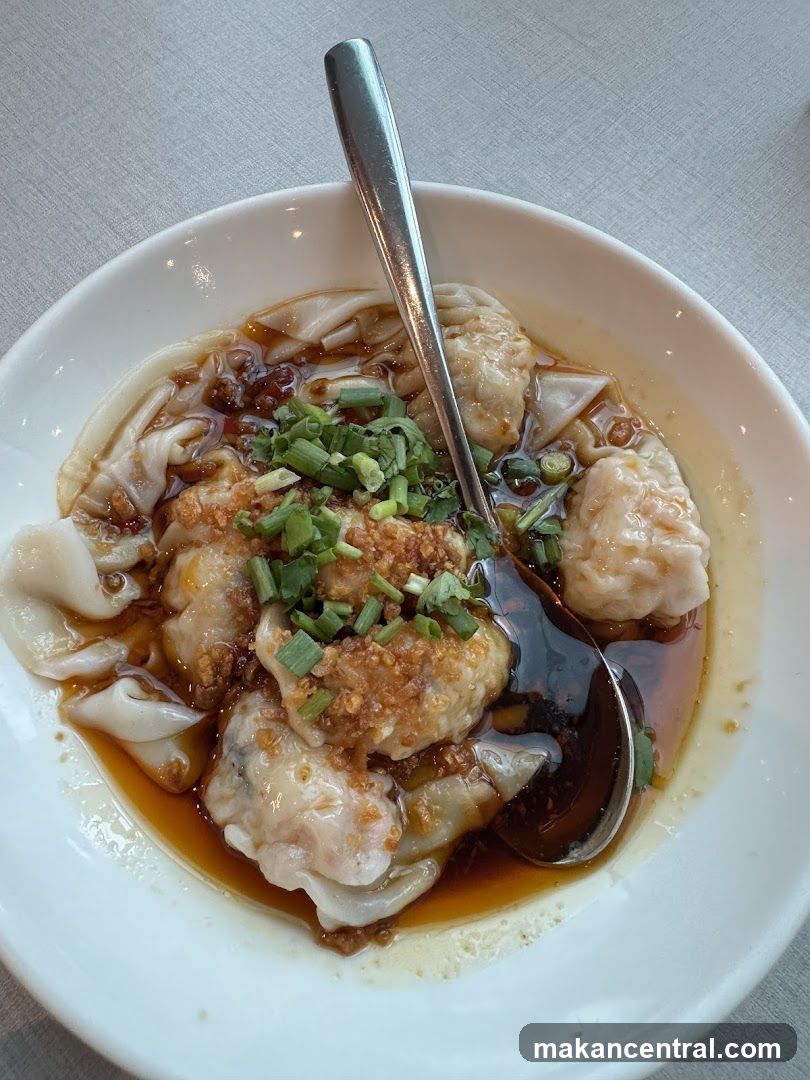 Wontons in Chili Oil