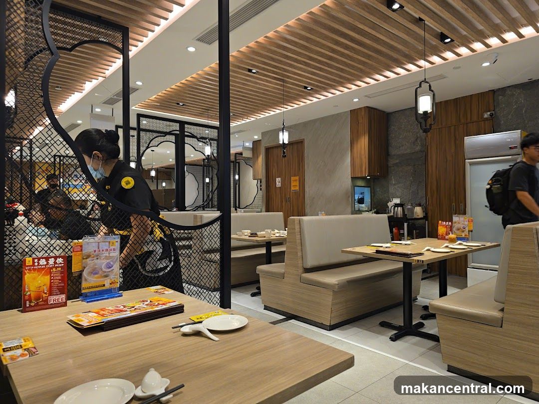 Restaurant Interior with Booth Seating