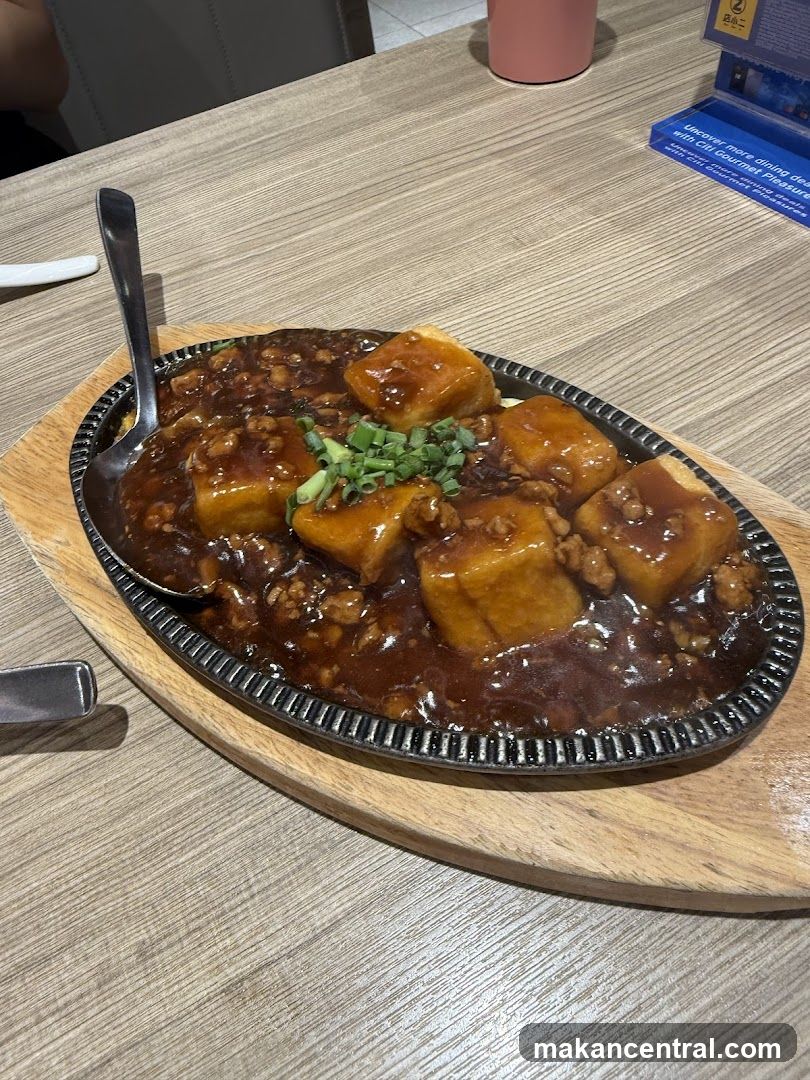 Sizzling Tofu Dish