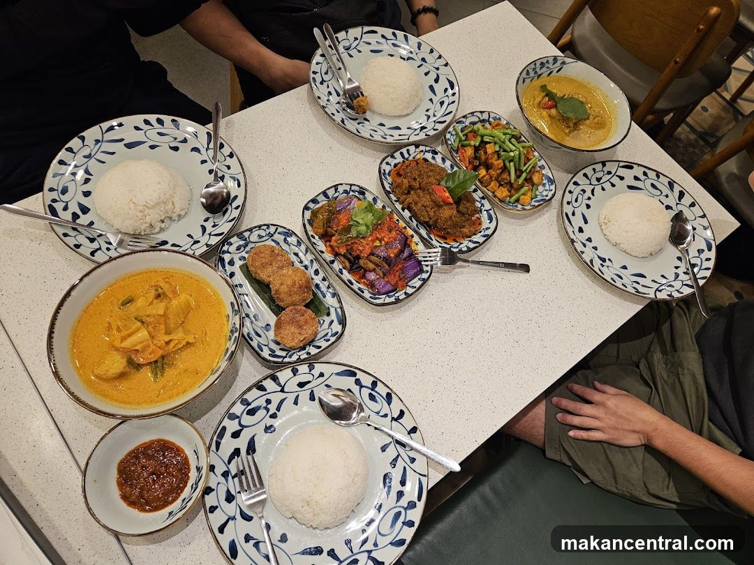 Table with various dishes