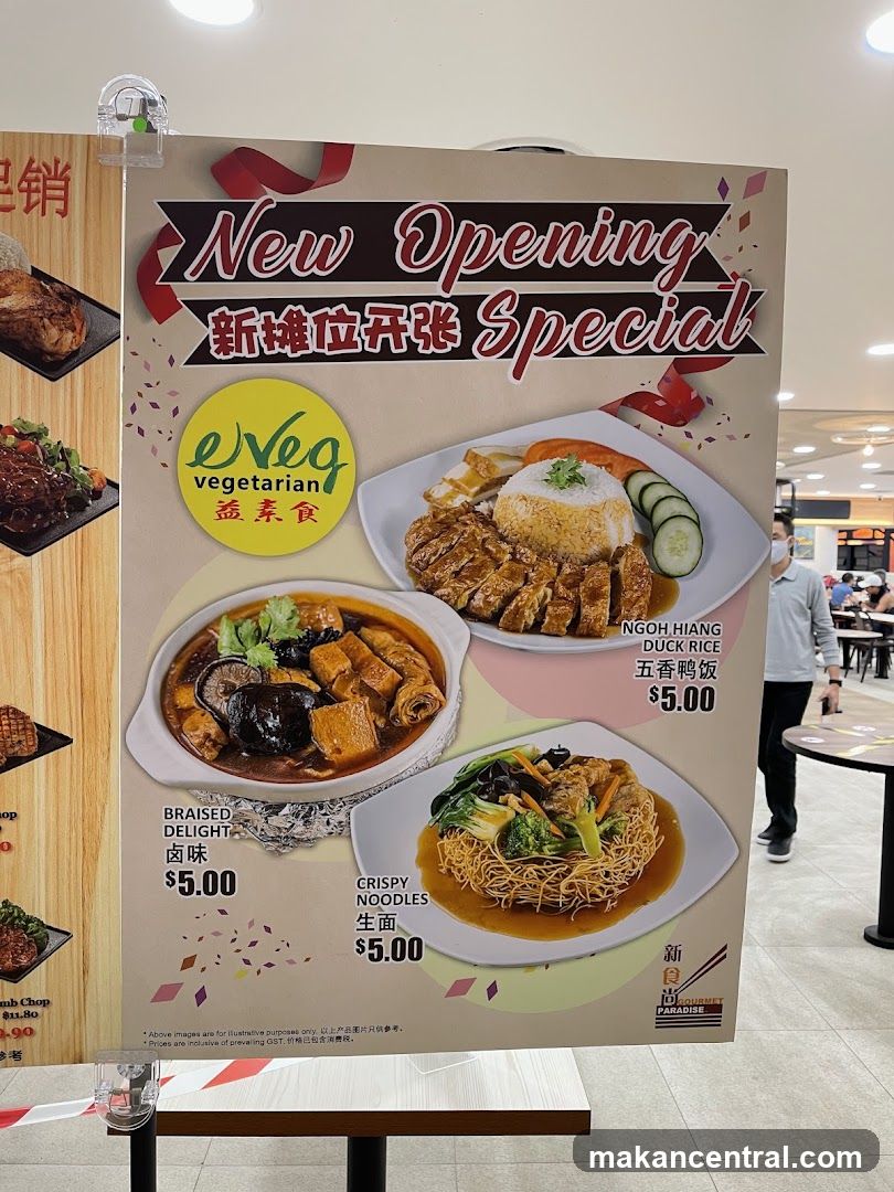 New Opening Special Menu