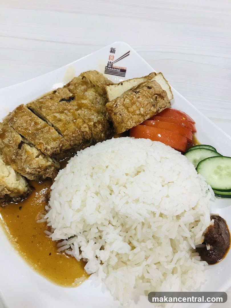 Fried Tofu and Rice
