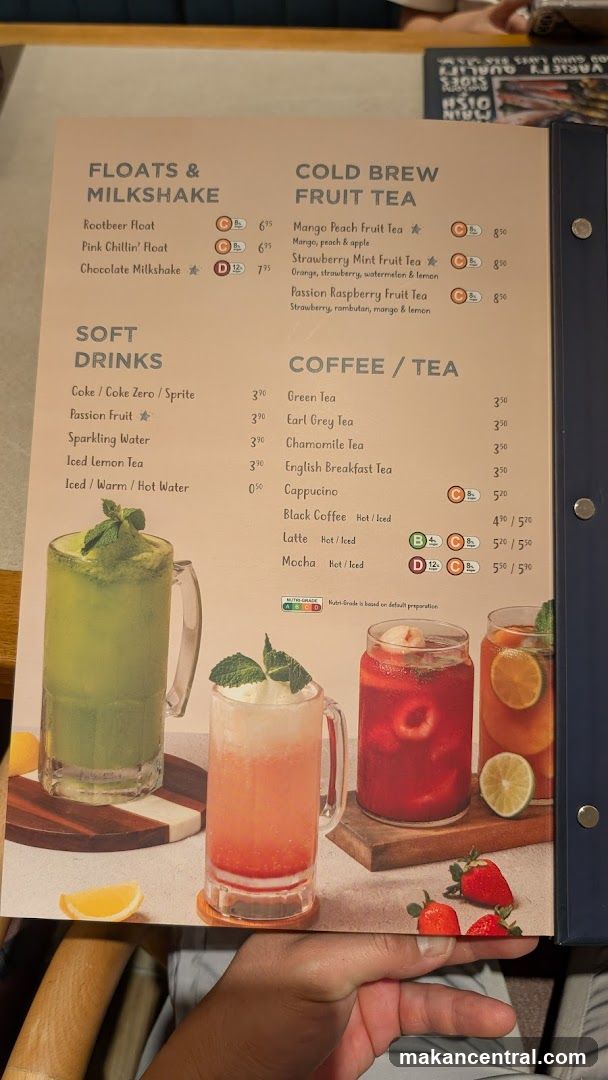 Drinks Menu