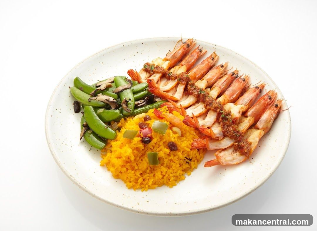 Shrimp and Rice Plate