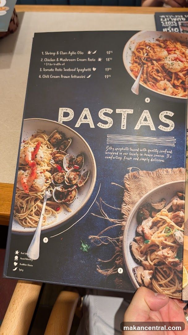 Pastas Menu