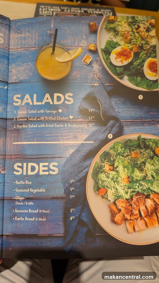 Salads and Sides Menu