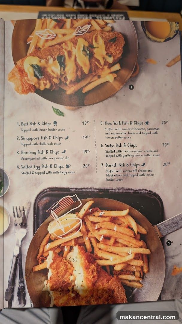Fish & Chips Menu