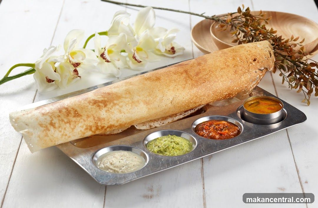 Dosa with Chutneys
