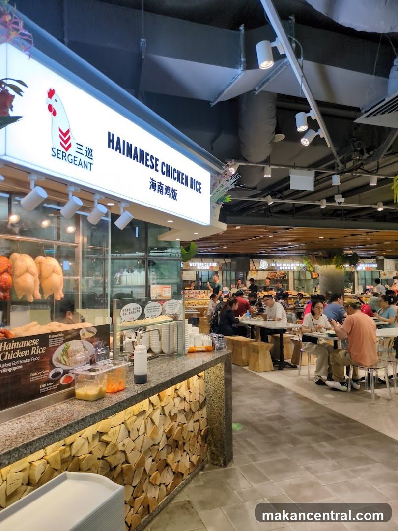 Hainanese Chicken Rice Stall