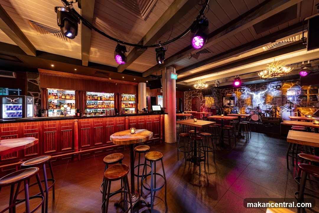 Bar Interior with Stage