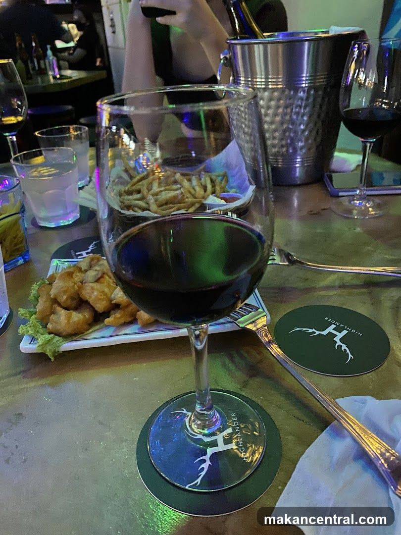 Table with Drinks and Appetizers