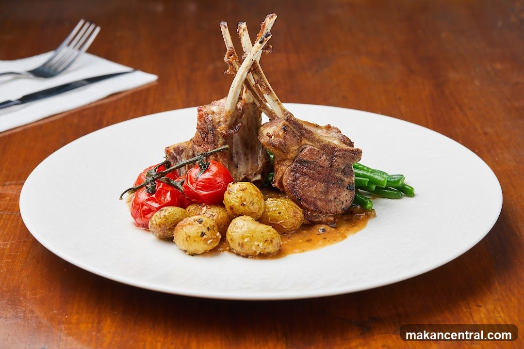 Rack of Lamb with Sides