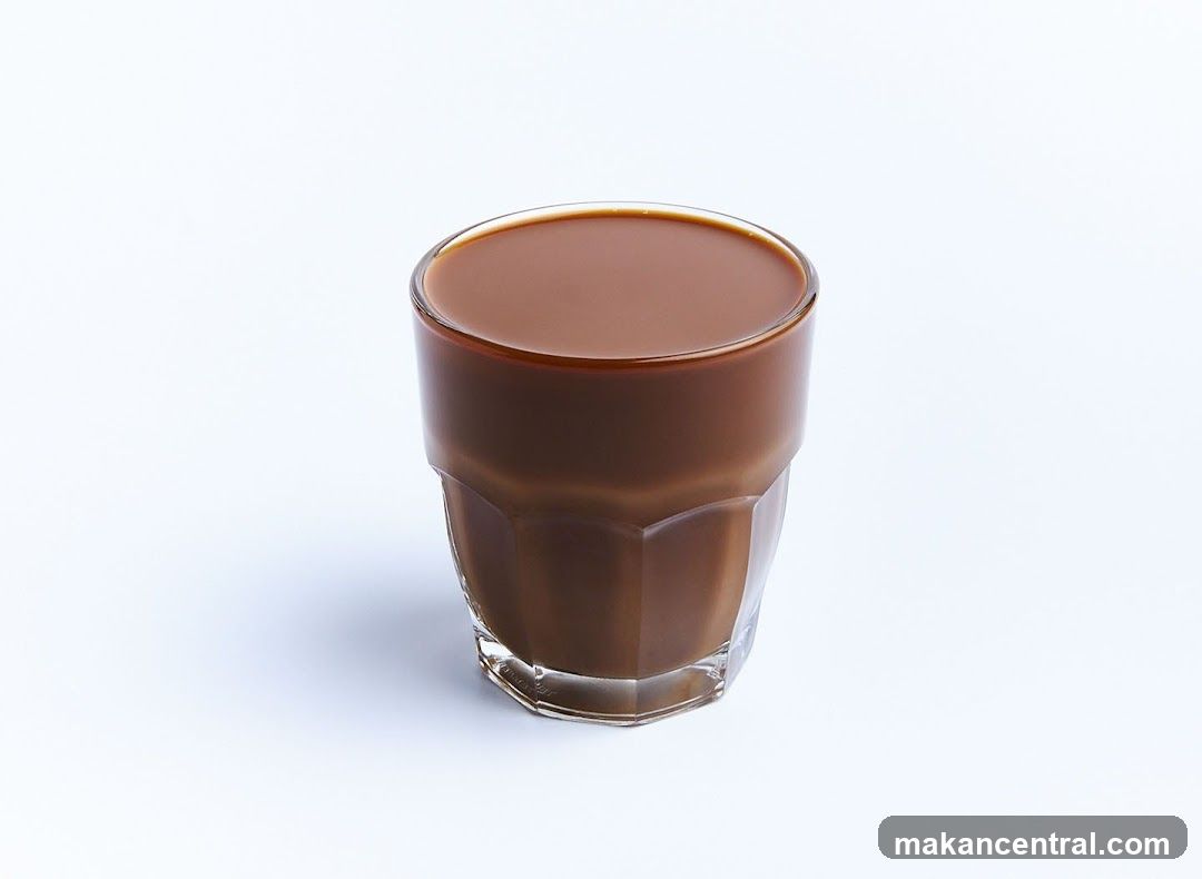 Glass of Chocolate Milk