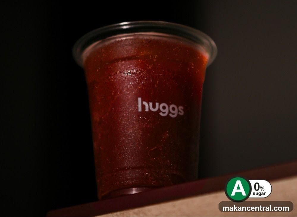 Iced Drink with Huggs Logo