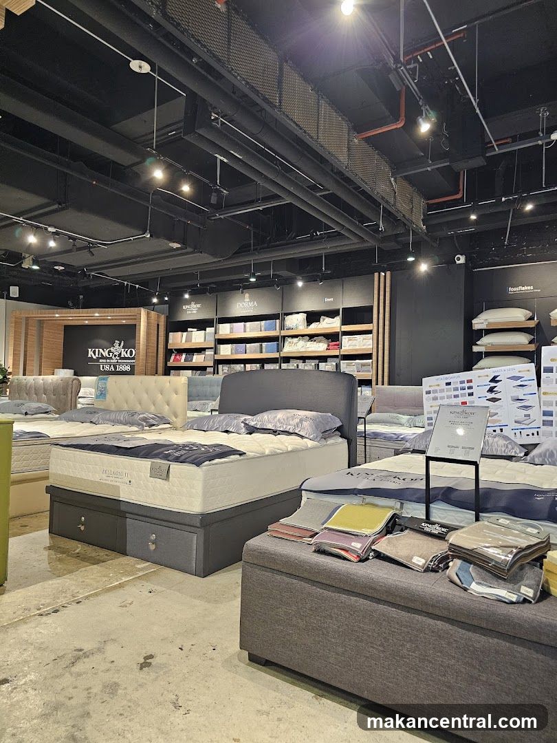 Mattress Store Interior