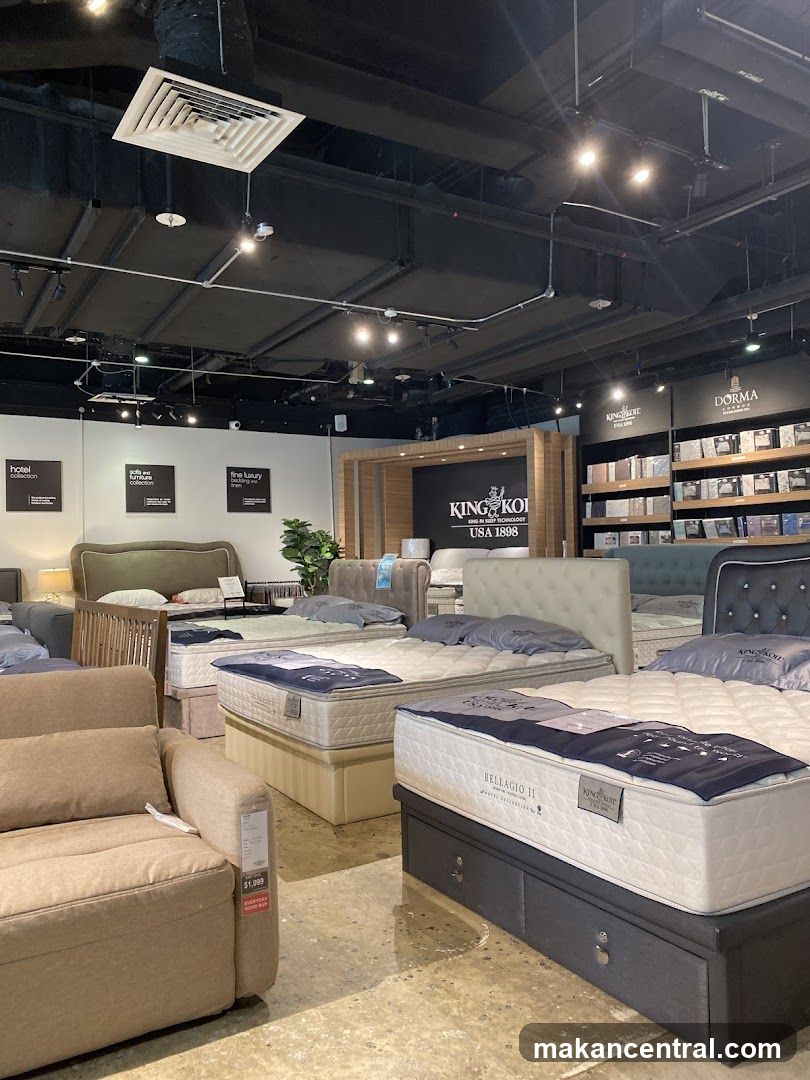 Mattress Store Interior