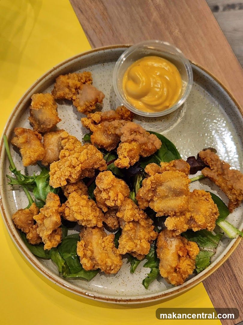 Fried Chicken Bites with Dip