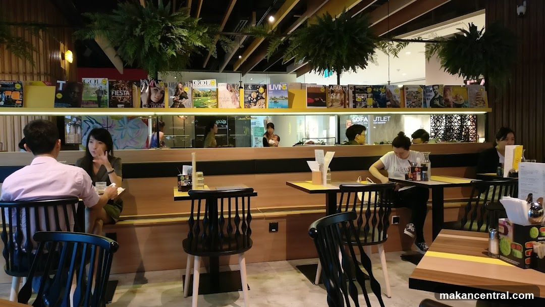 Restaurant Interior with Magazines