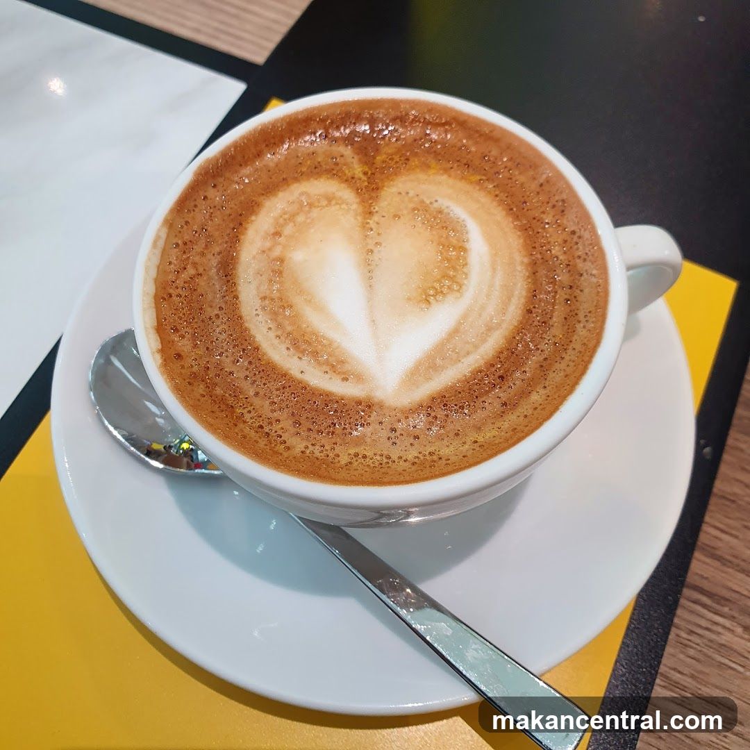 Latte with Heart Art
