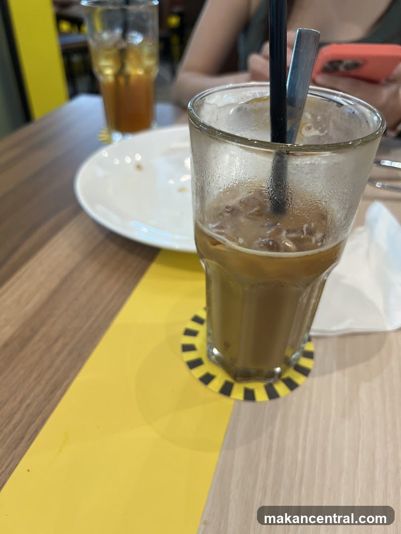 Iced Coffee and Tea on Table