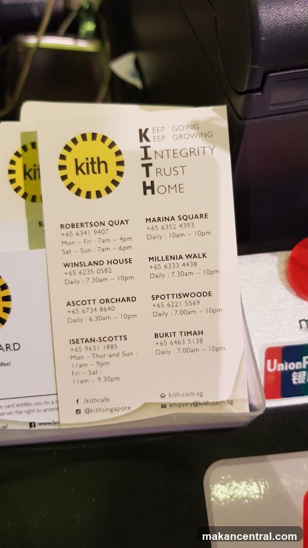 Kith Cafe Location Information