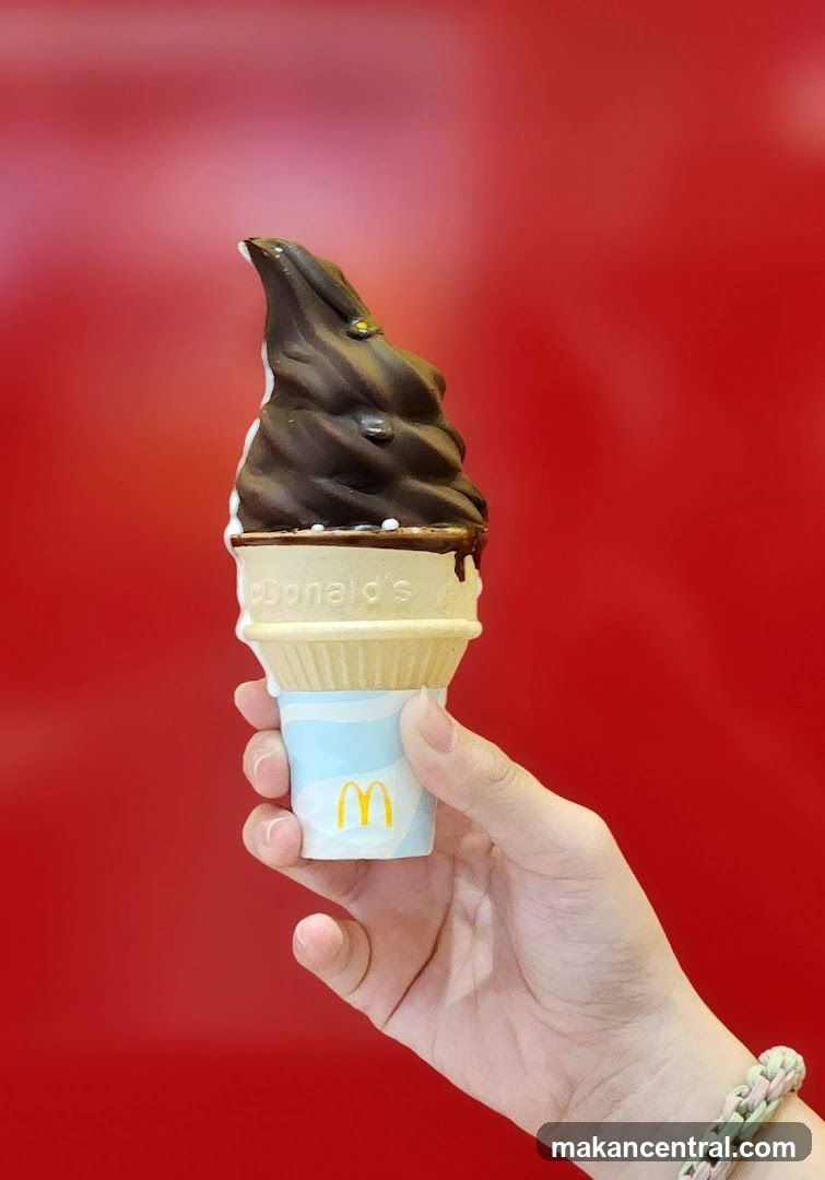 Chocolate Ice Cream Cone