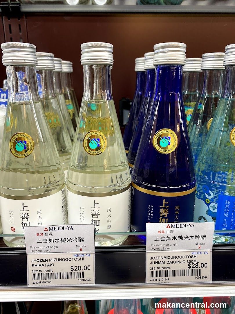 Bottles of Sake