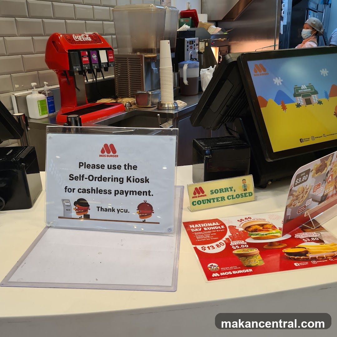 MOS BURGER Counter