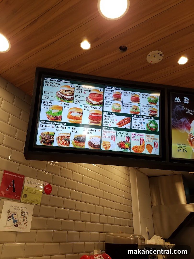 Restaurant Menu Display