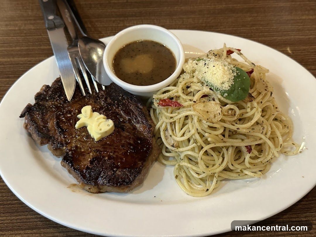 Steak and Pasta