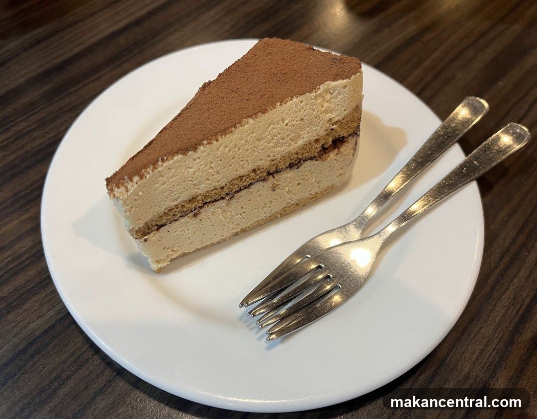 Tiramisu Slice with Forks
