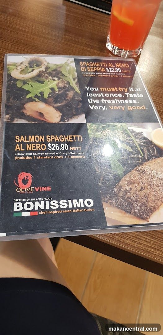 Bonissimo Menu