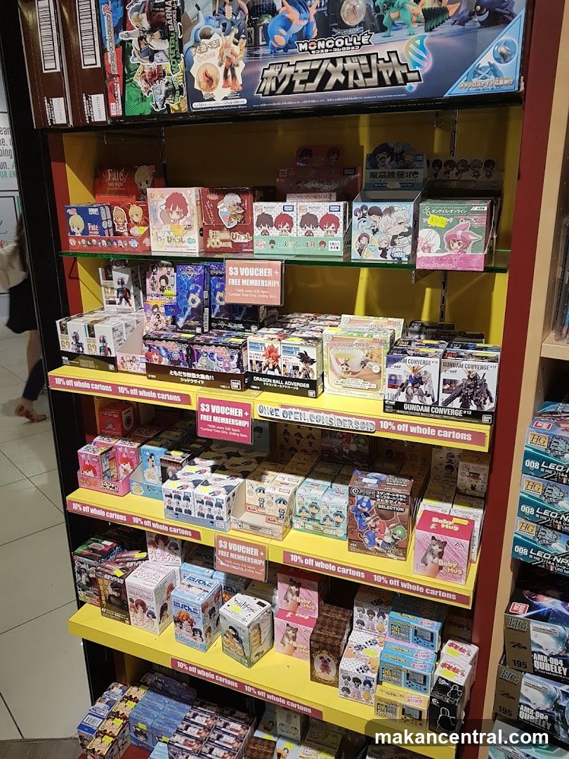 Anime and Collectible Figures Display