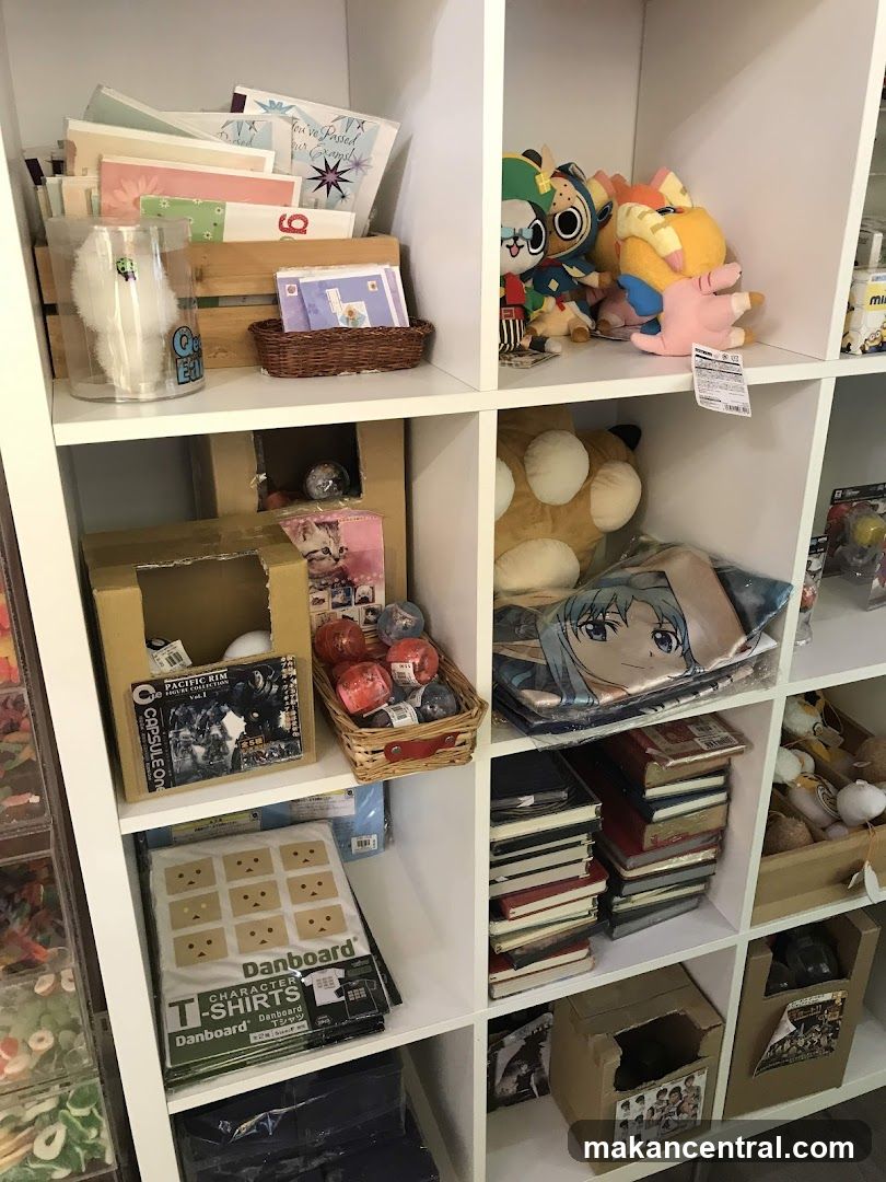 Shelving Unit with Merchandise