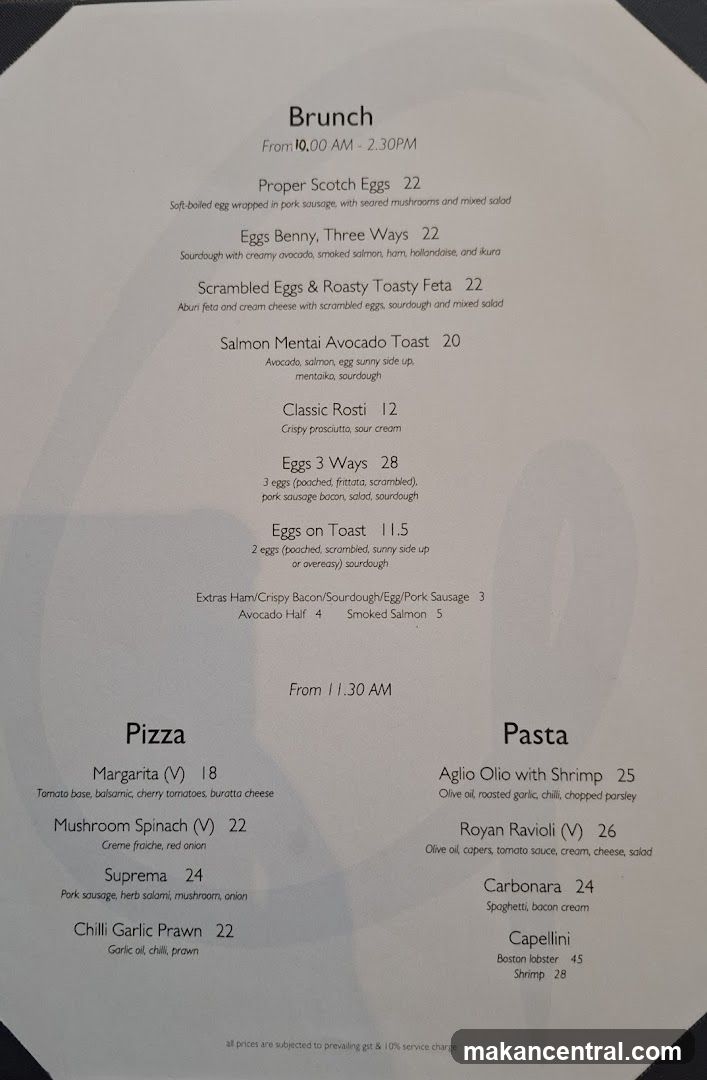Brunch, Pizza, Pasta