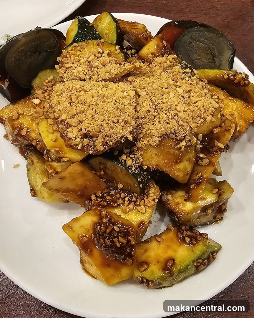 Vegetable and Century Egg Salad