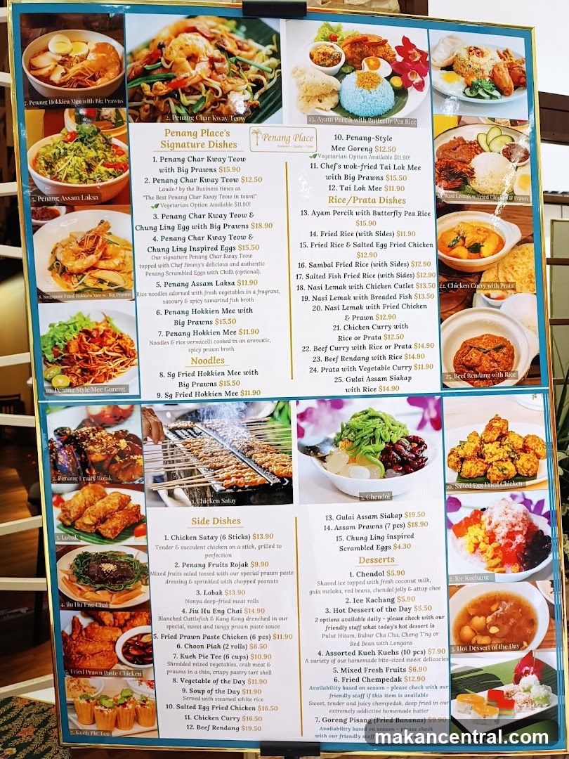 Penang Place Signature Dishes