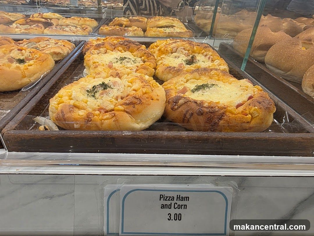 Pizza Ham and Corn Bread