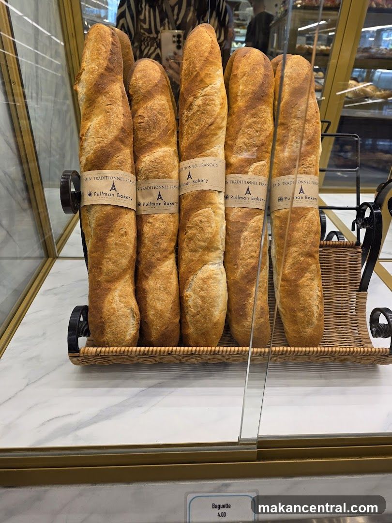 Baguettes in a Bakery Display