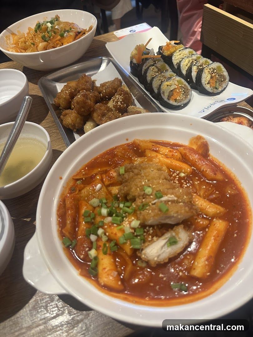 Korean Food Spread