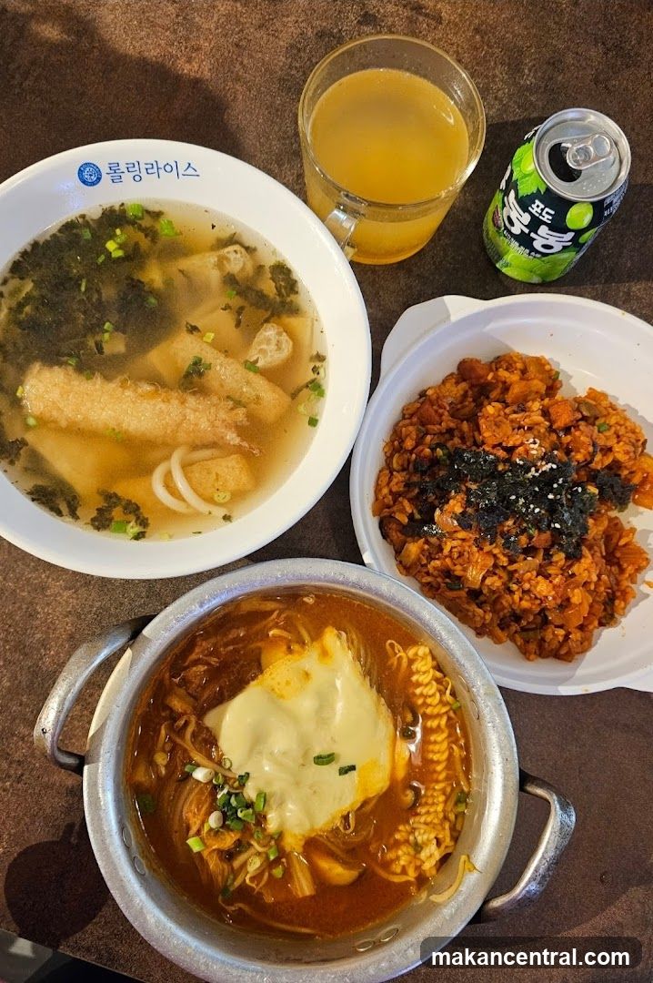 Korean Food Spread