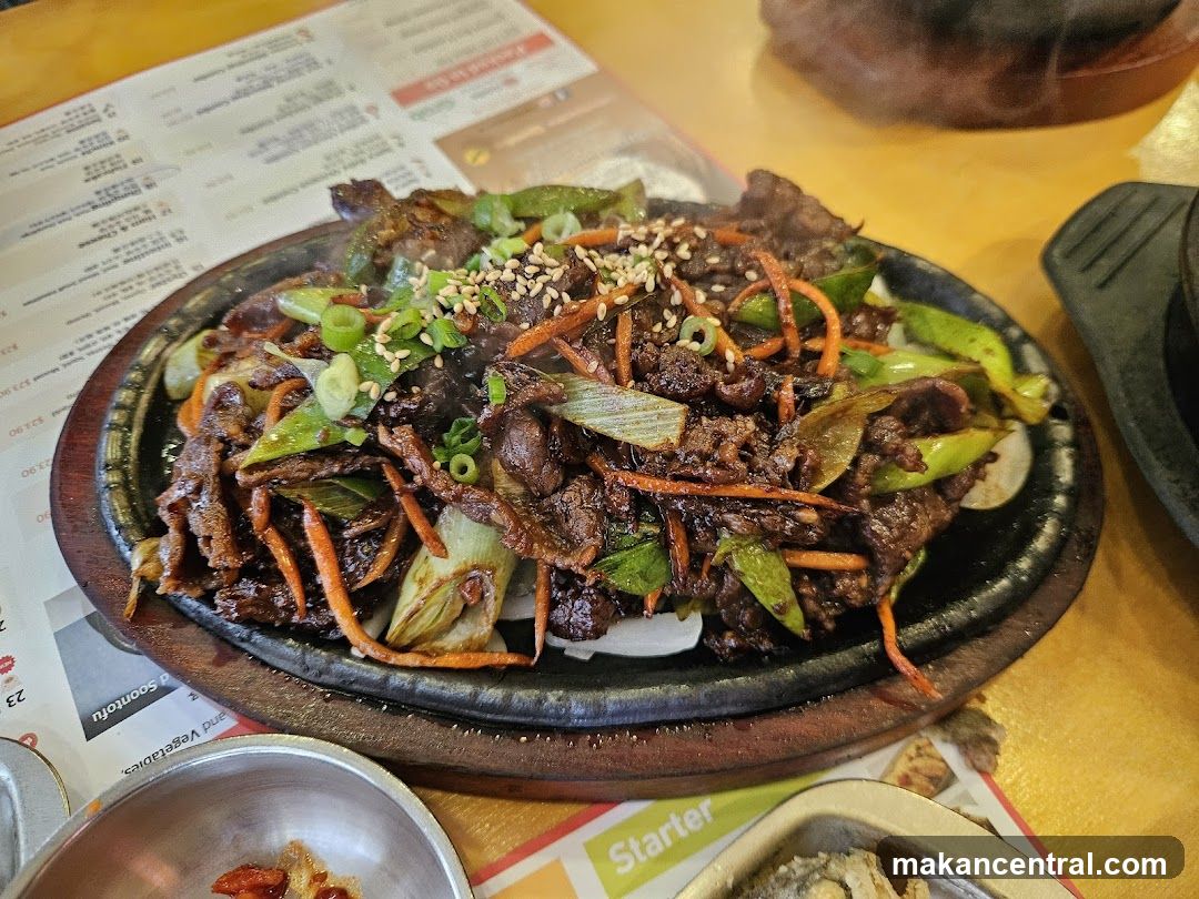 Sizzling Beef Dish