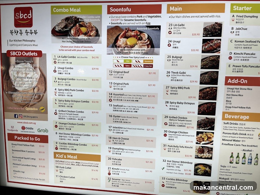 SBCD Menu