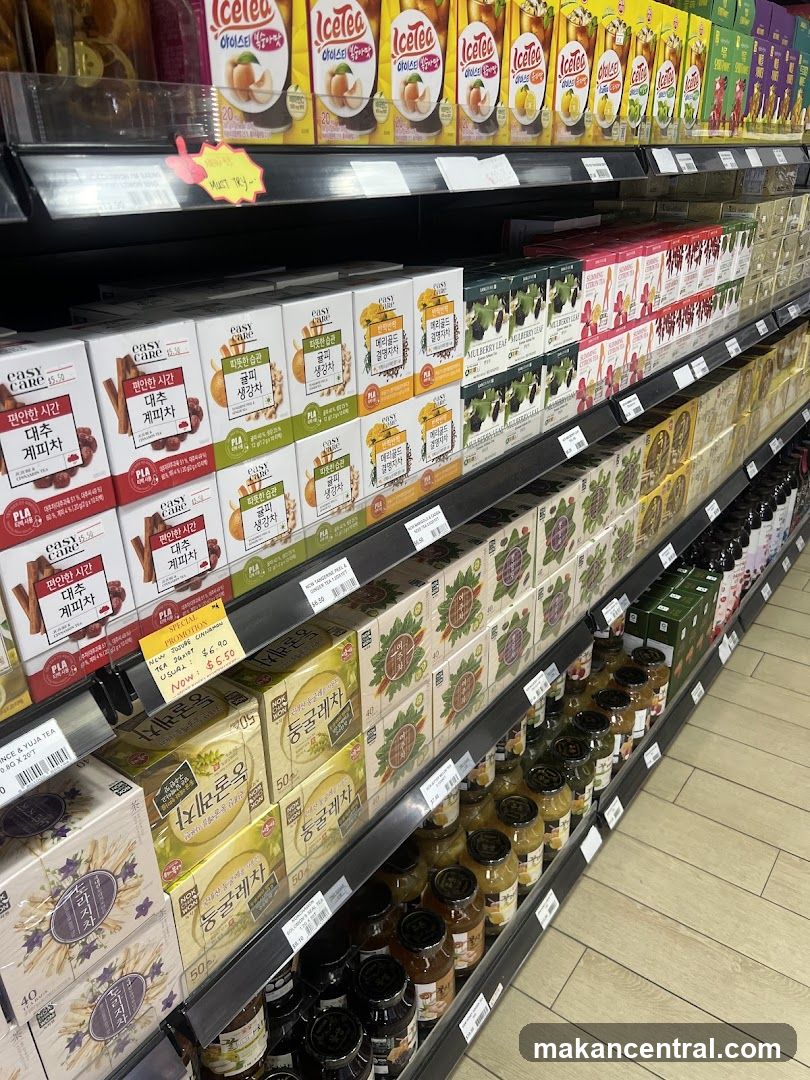 Tea and Beverage Aisles